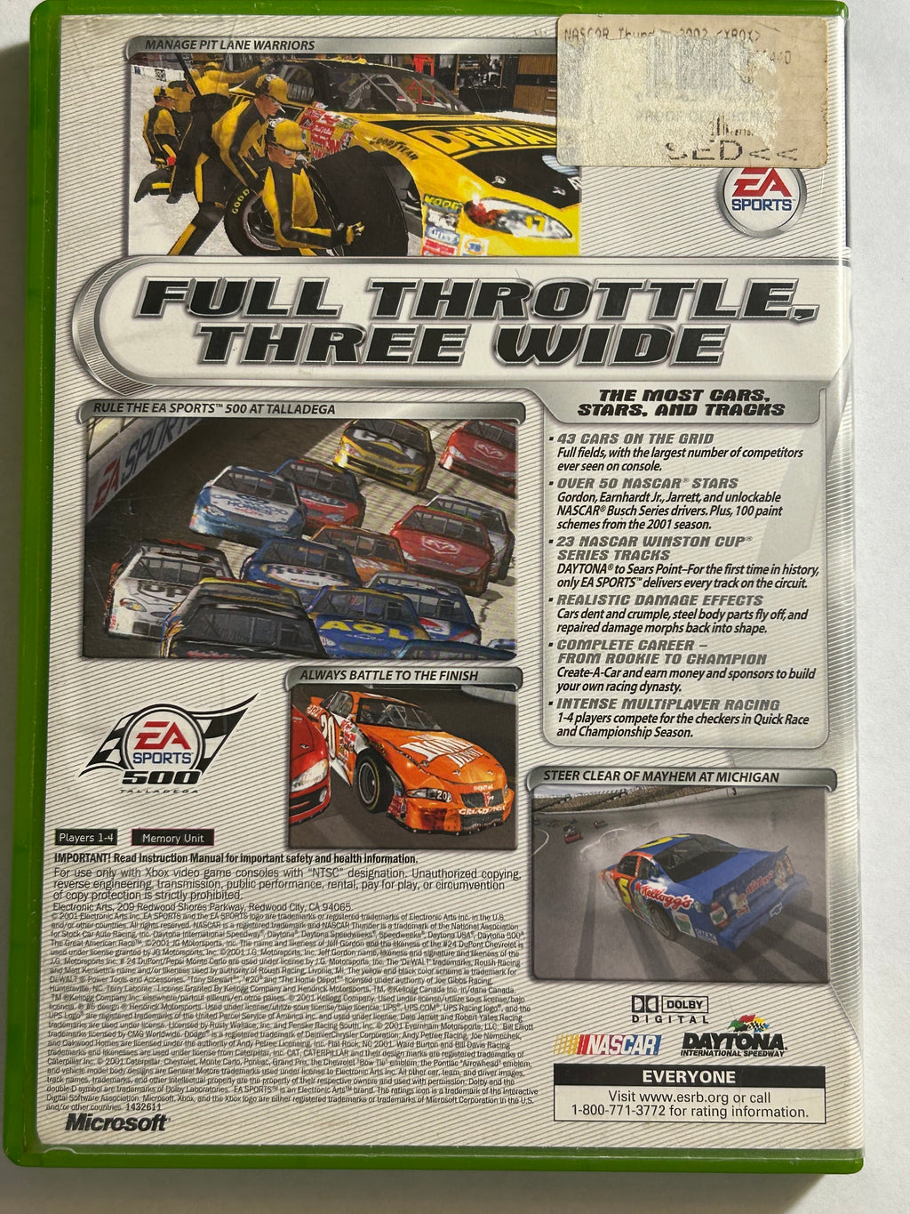 [XBOX] NASCAR Thunder 2002 / Pre-Owned Game