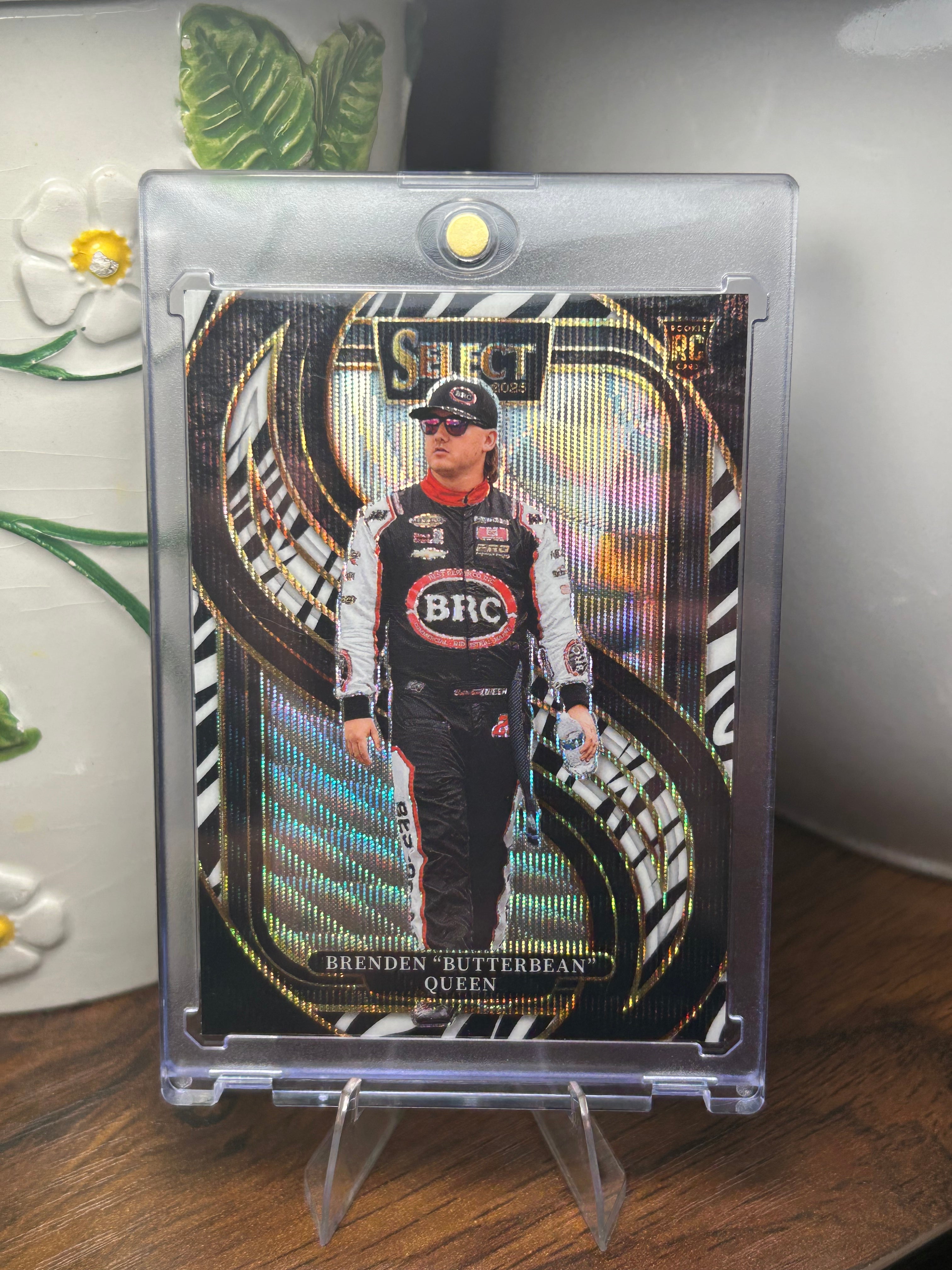 RARE 2025 Brenden "Butterbean" Queen Rookie Card #292 Zebra Prizm