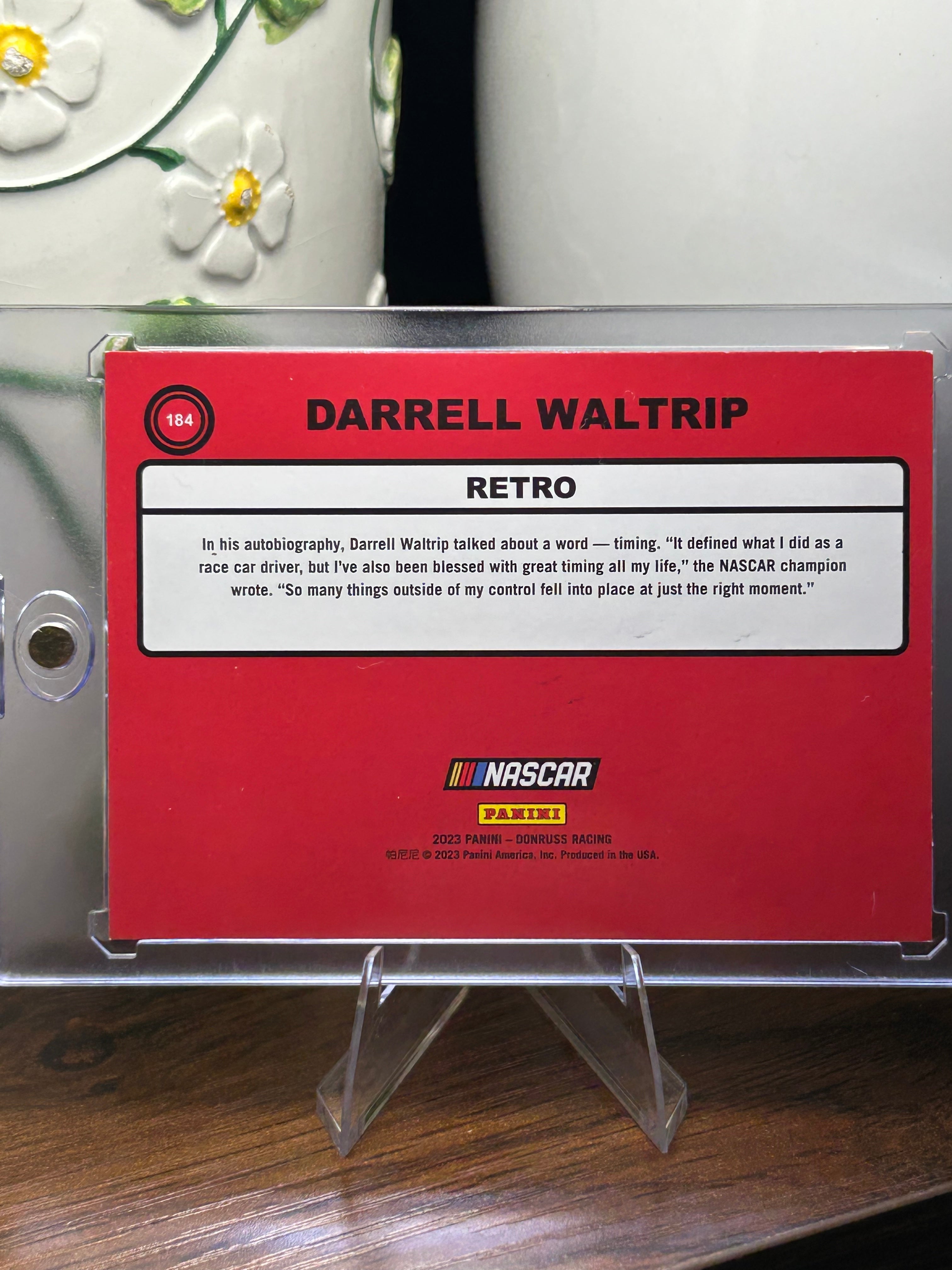Darrell Waltrip Autographed 2023 Donruss Retro Card #184