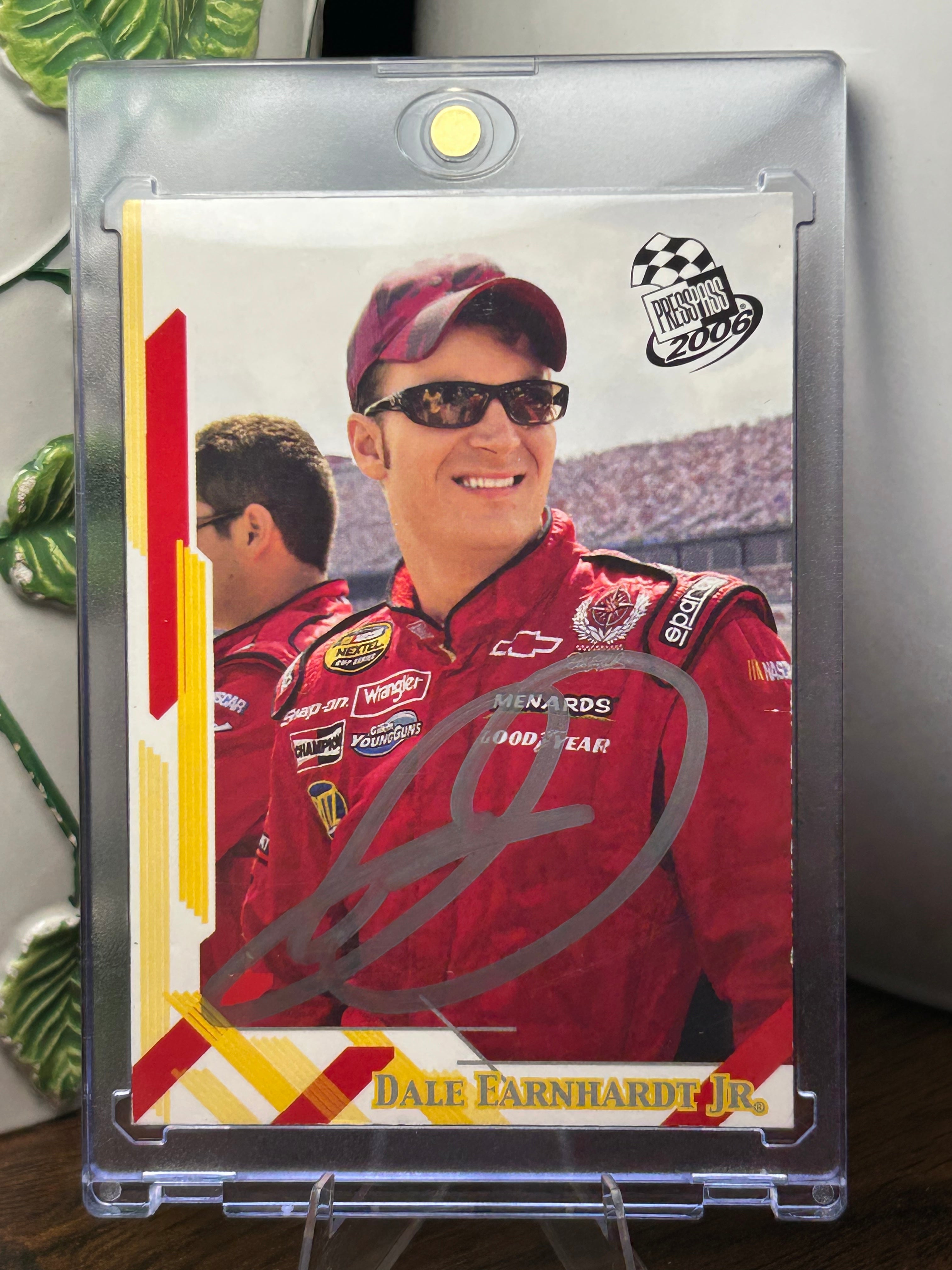 Dale Earnhardt Jr Autographed 2006 Press Pass Card