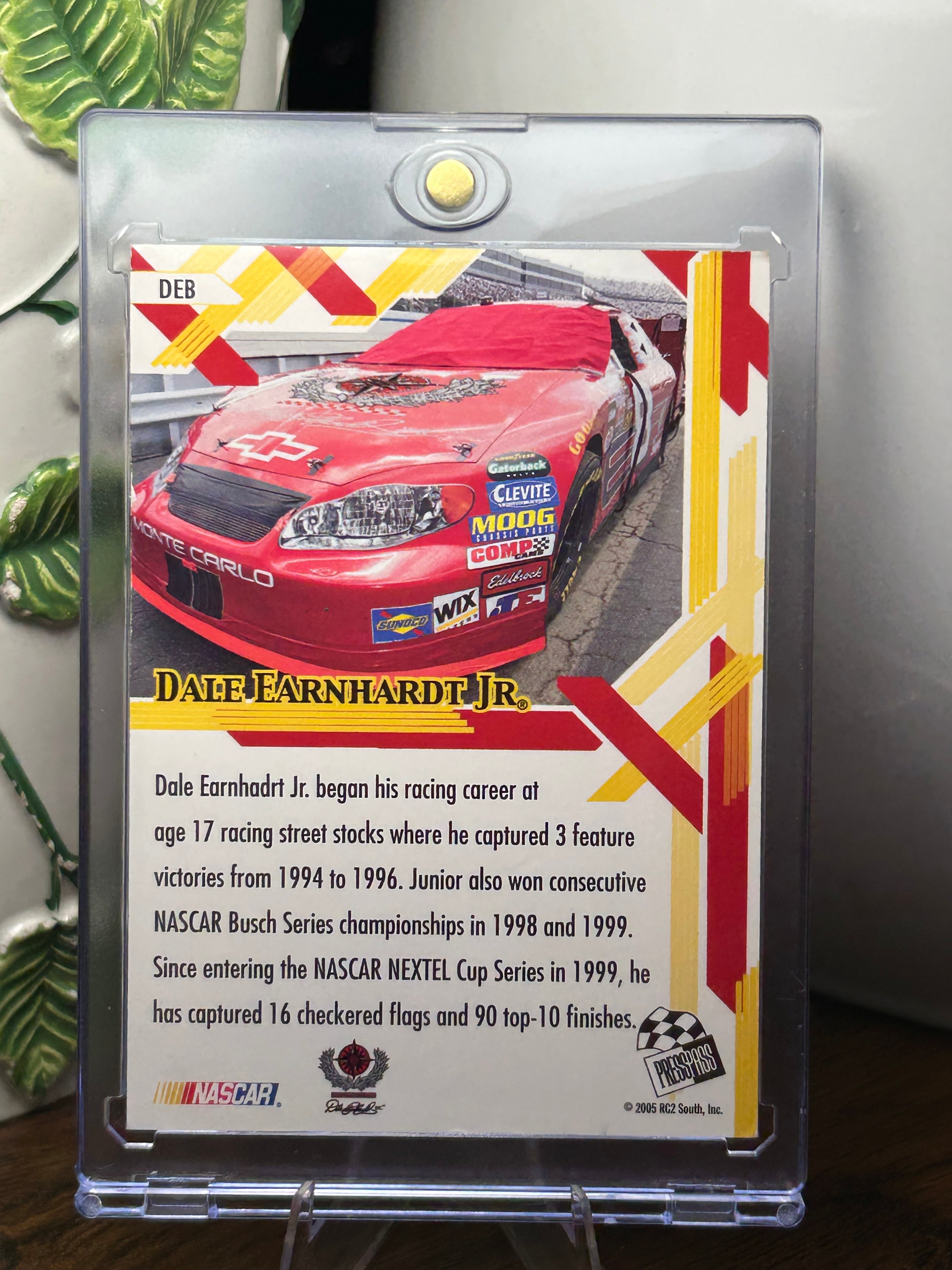 Dale Earnhardt Jr Autographed 2006 Press Pass Card