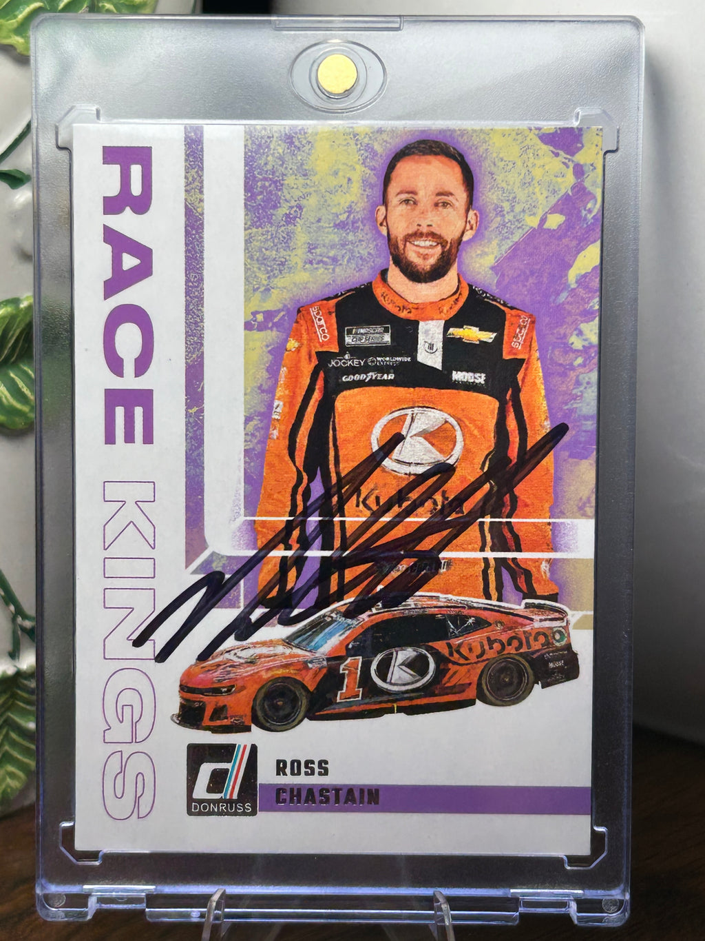 Ross Chastain Autographed 2025 Donruss Card #15