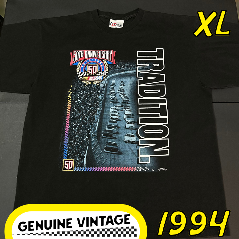 1998 NASCAR 50th Anniversary (XL) Tradition T-Shirt Size XL