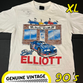 Bill Elliott Autographed Tee - Dawsonville Pool Room NASCAR