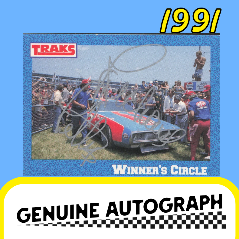 Richard Petty Autographed 1991 Traks Winner's Circle #13